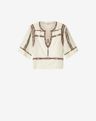 Top Fiosa en soie