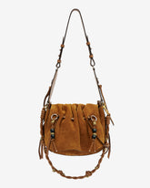 Sac Bolton en cuir velours