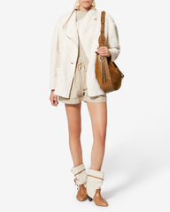 Sac Bolton Hobo en cuir velours