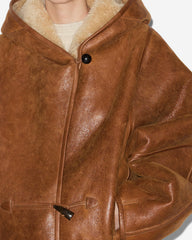 Manteau Amiel en peau lainée