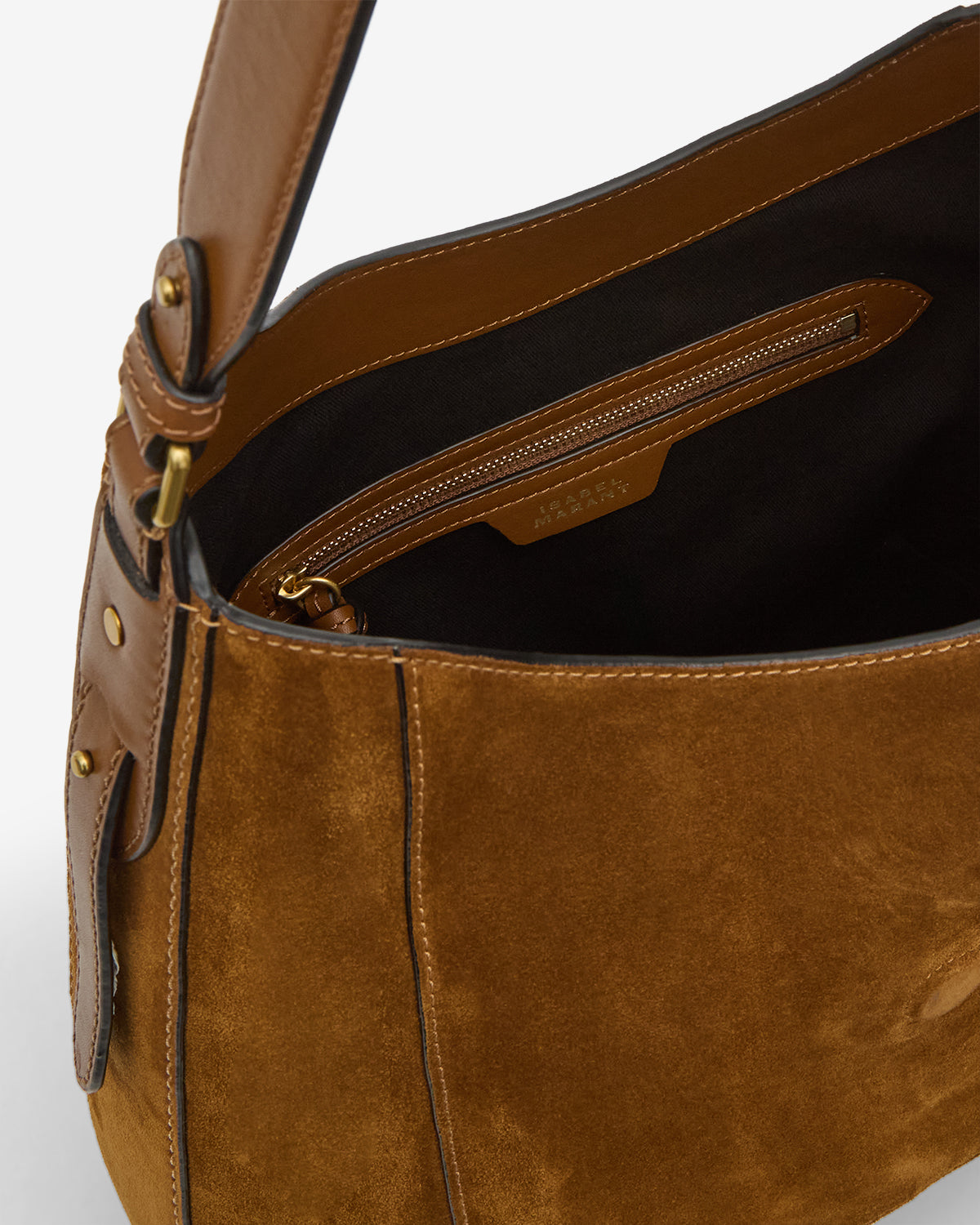 Sac Altay Hobo en cuir velours