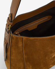Sac Altay Hobo en cuir velours