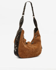 Sac Bolton Hobo en cuir velours