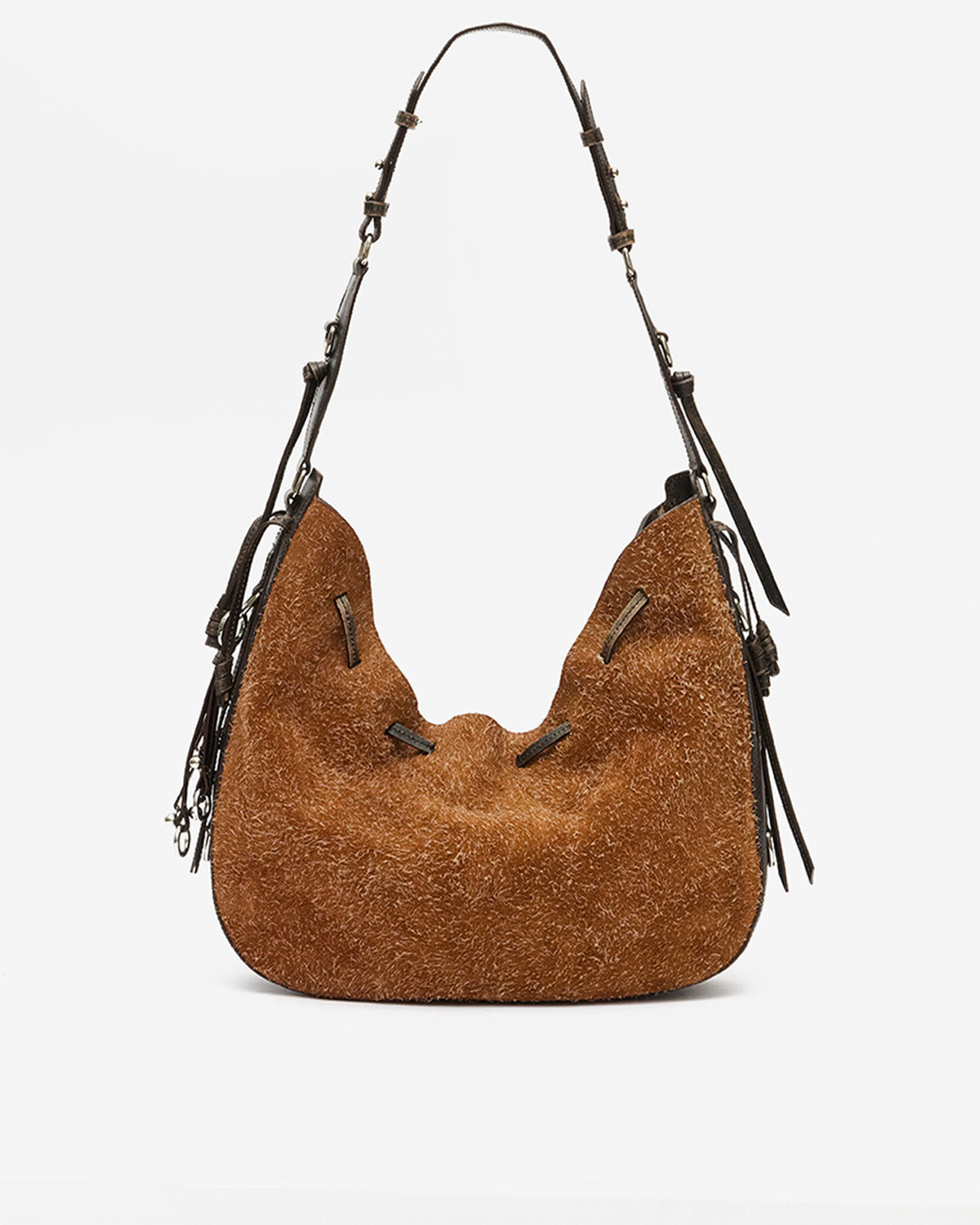 Sac Bolton Hobo en cuir velours