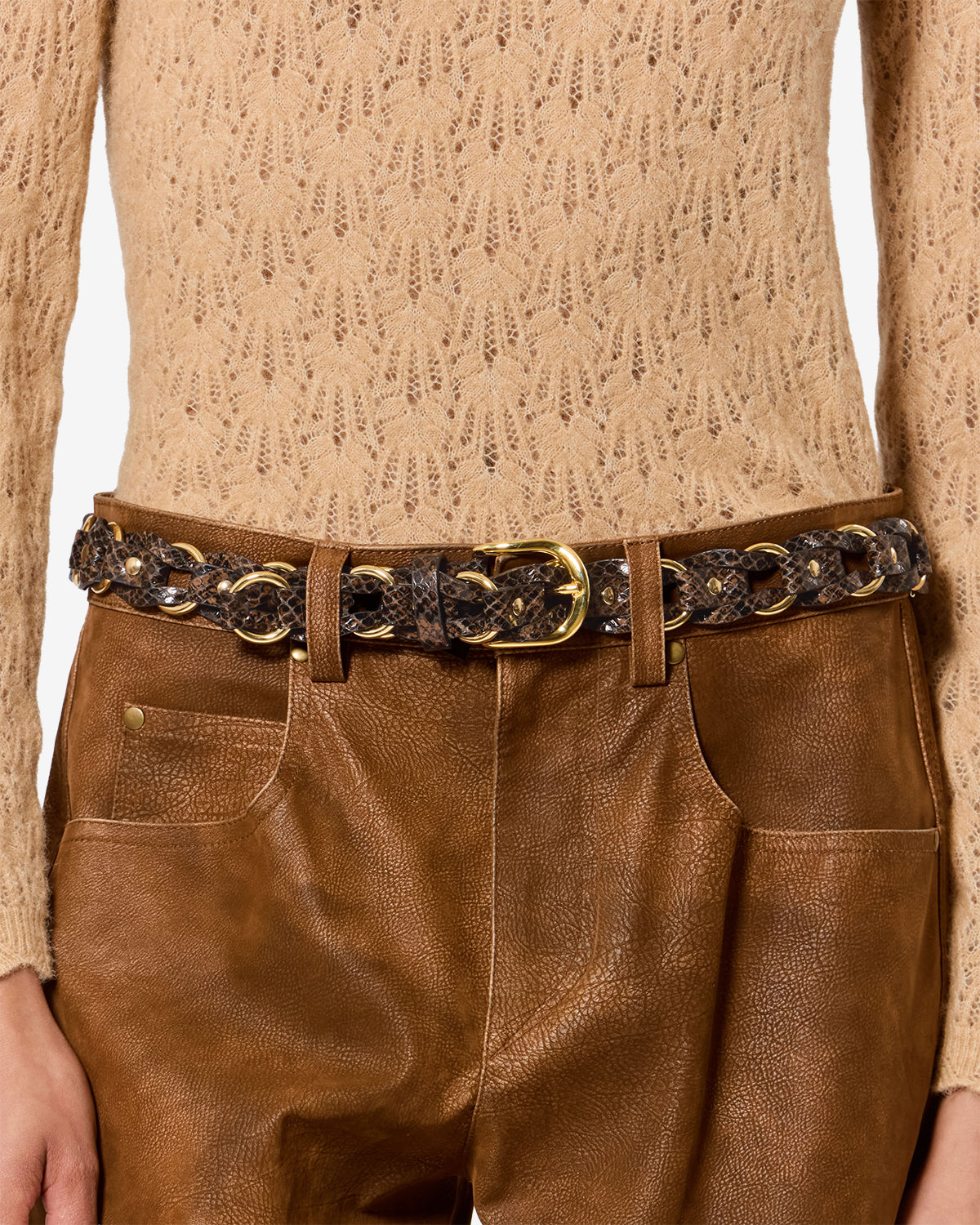 Ceinture Bali en cuir