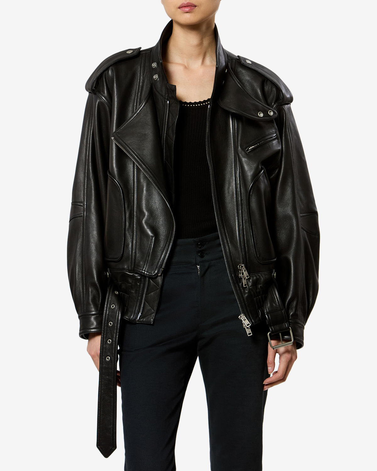 Veste Farza en cuir