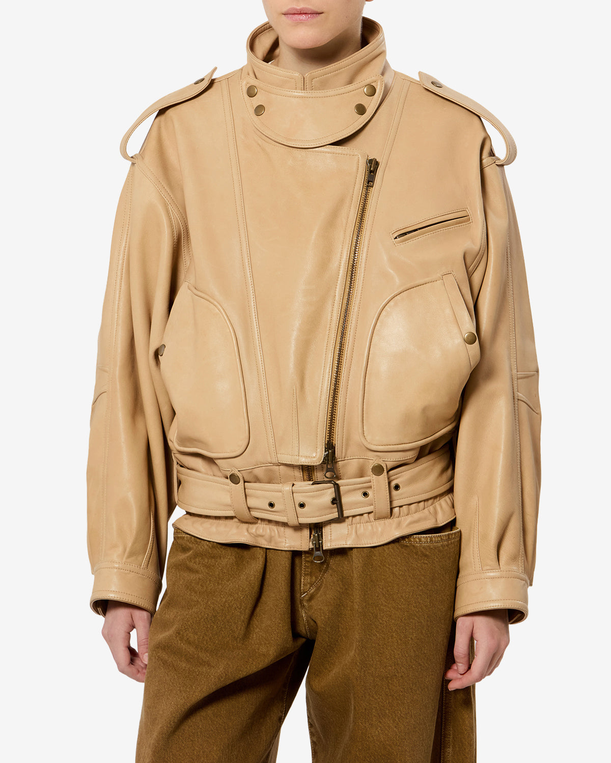 Veste Farza en cuir