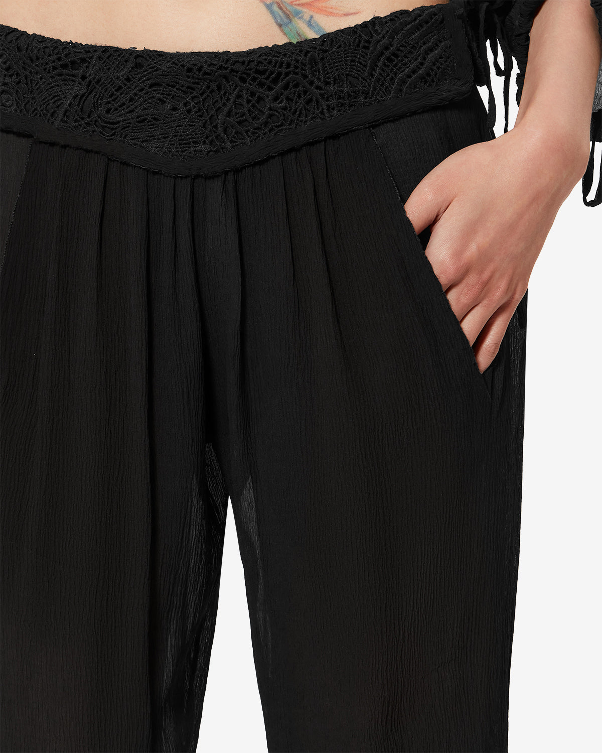 Pantalon Guylene en soie