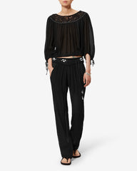 Pantalon Guylene en soie