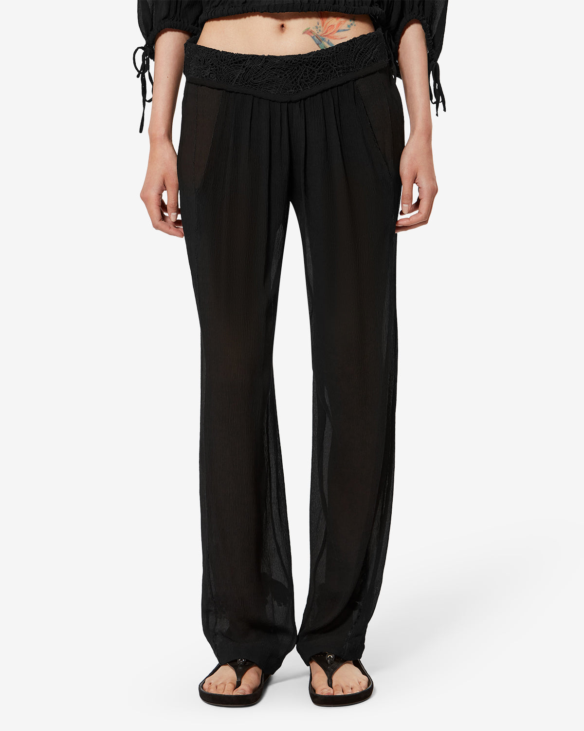 Pantalon Guylene en soie