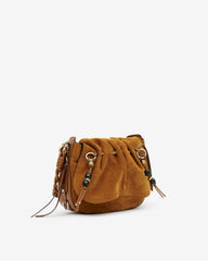 Sac Bolton en cuir velours