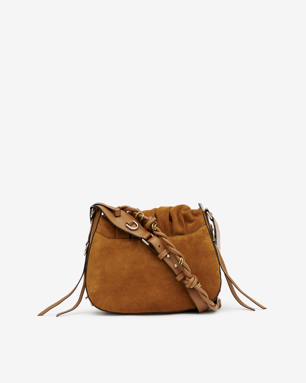 Sac Bolton en cuir velours